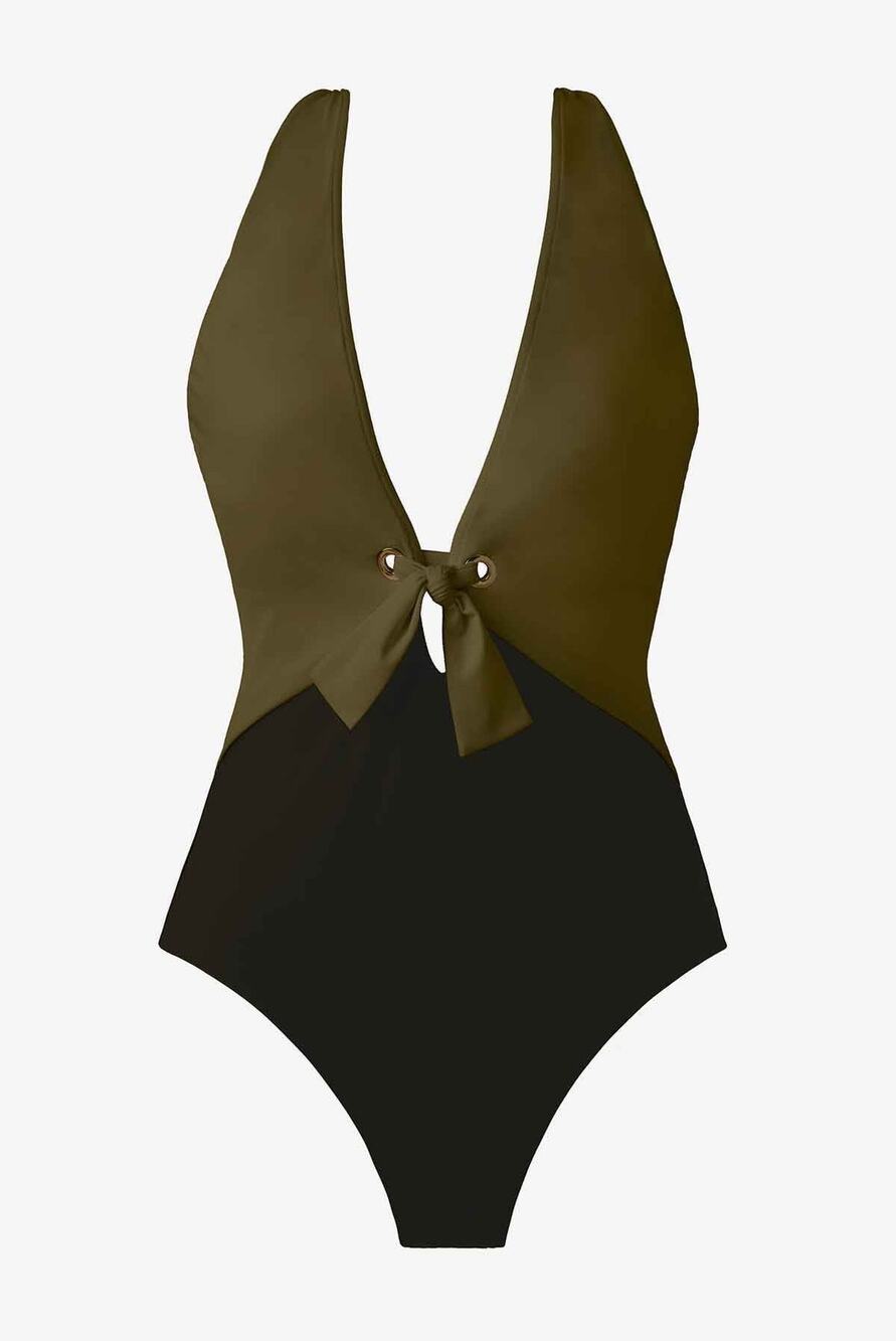 MagicSuit Halle One Piece in Juxtapose Bamboo Green One Piece Swimsuit Size8 New